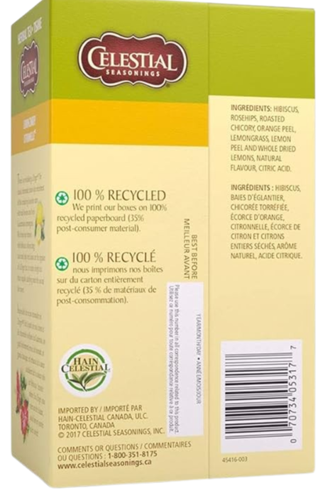 Lemon Zinger Herbal Tea