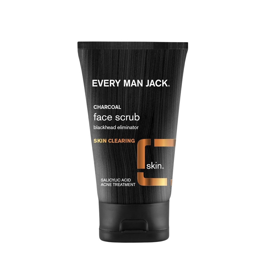 Activated Charcoal Face Scrub, Fragrance Free