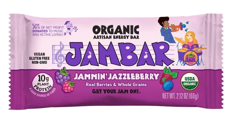 Organic Jammin Jazzleberry Bar (12 CT)