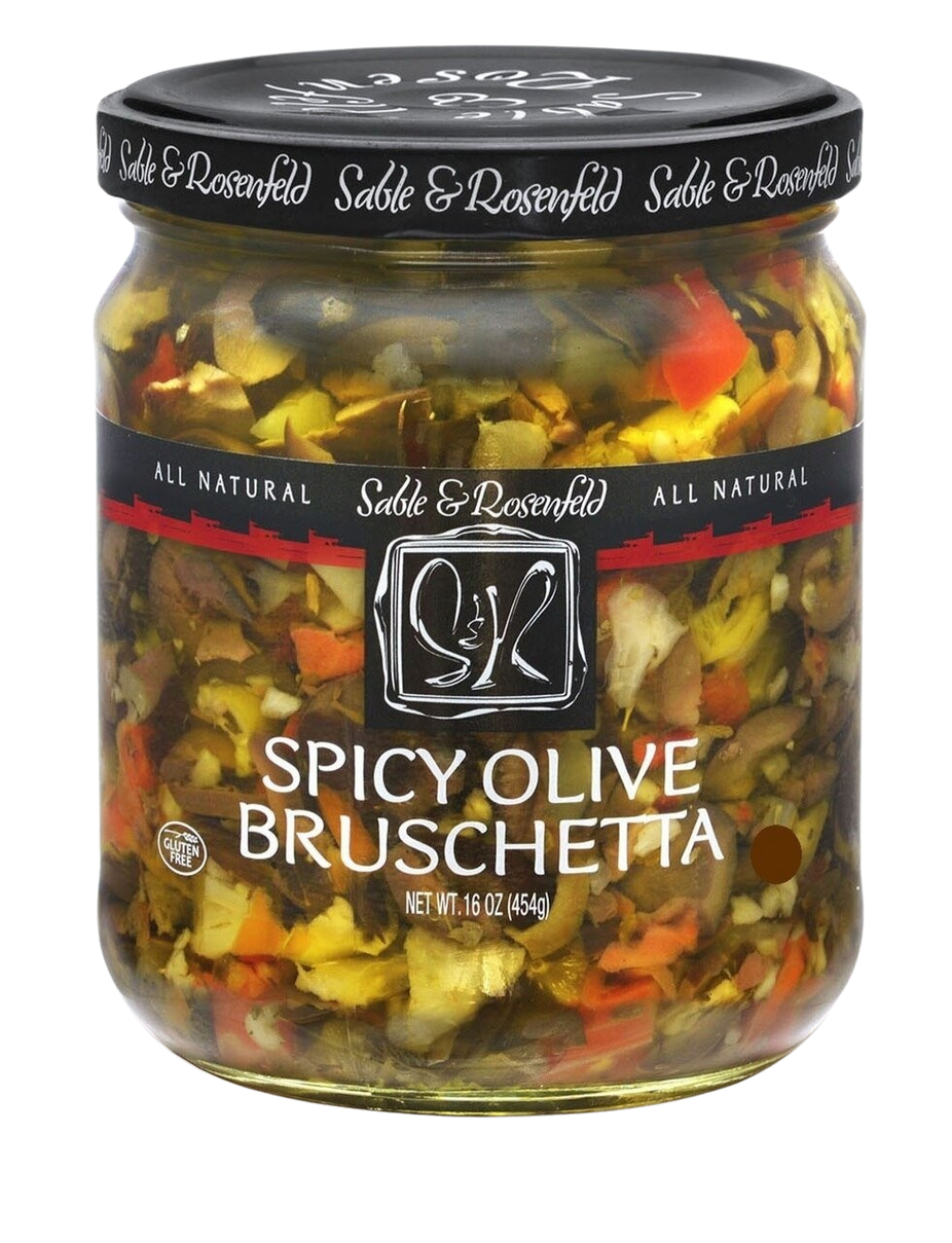 Spicy Olive Bruschetta