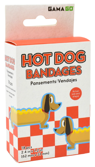18 pcs Hot Dog Bandages
