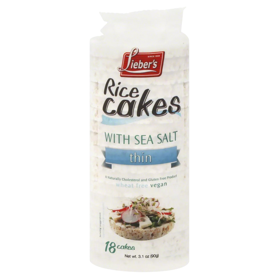 Thin Rice Cakes with Sea Salt