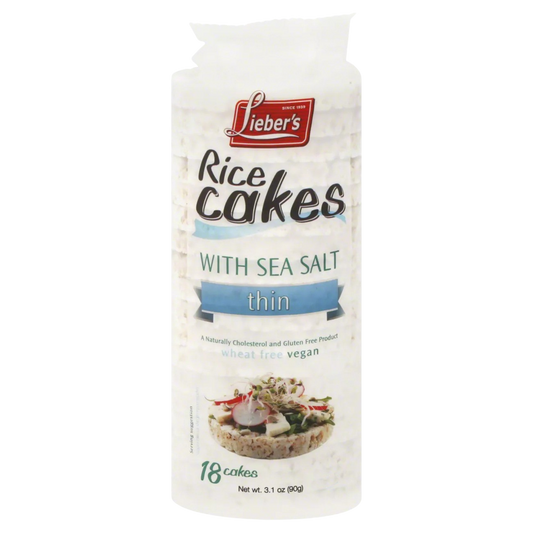 Thin Rice Cakes with Sea Salt