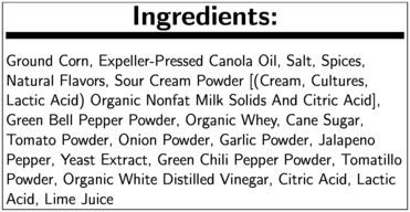 Cool Salsa Verde Tortilla Chips