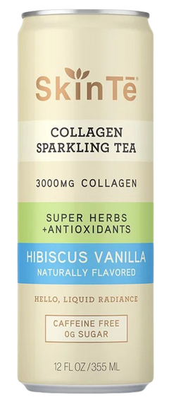 Hibiscus Vanilla Collagen Sparkling Tea
