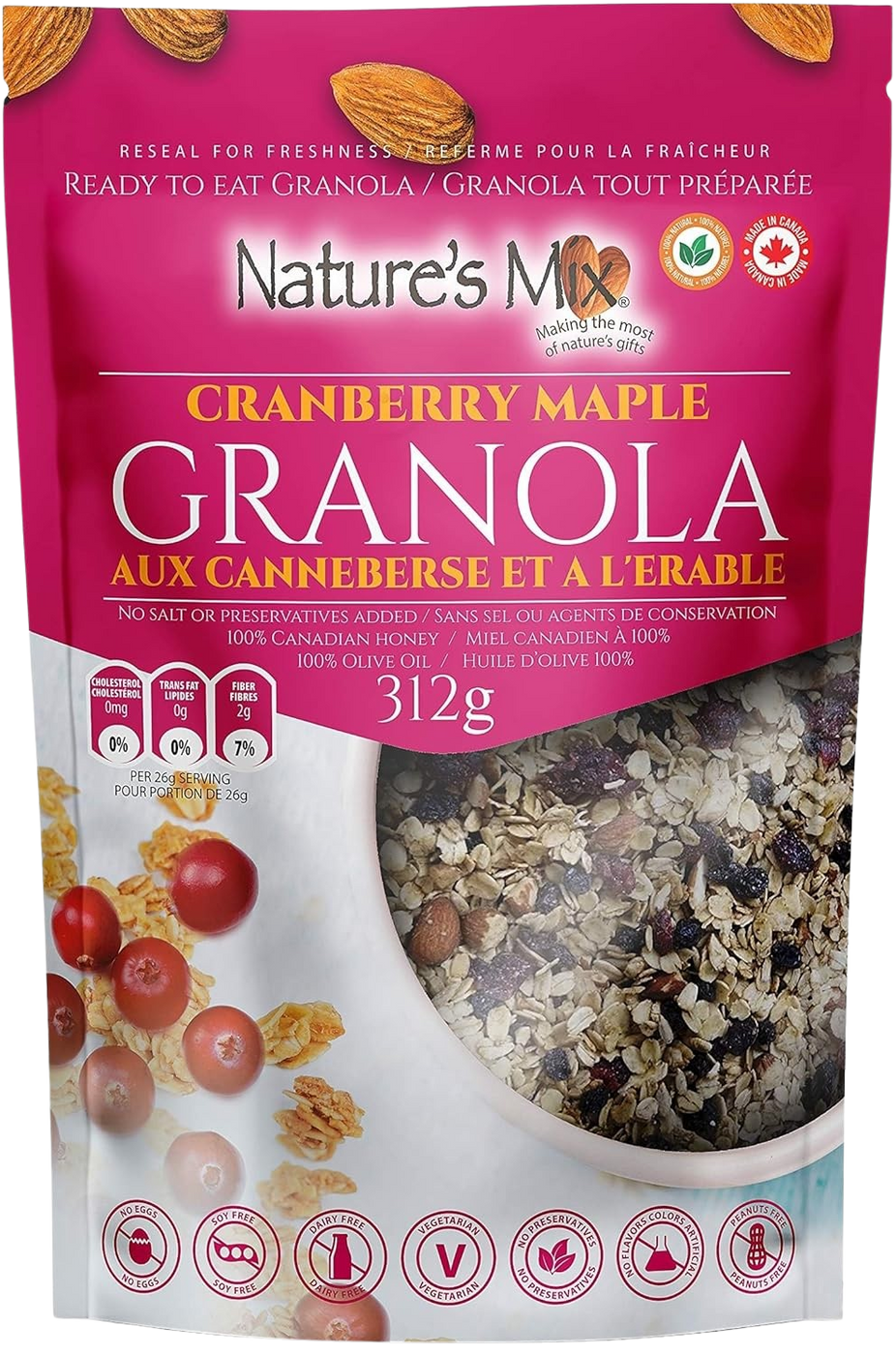 Cranberry Maple Granola