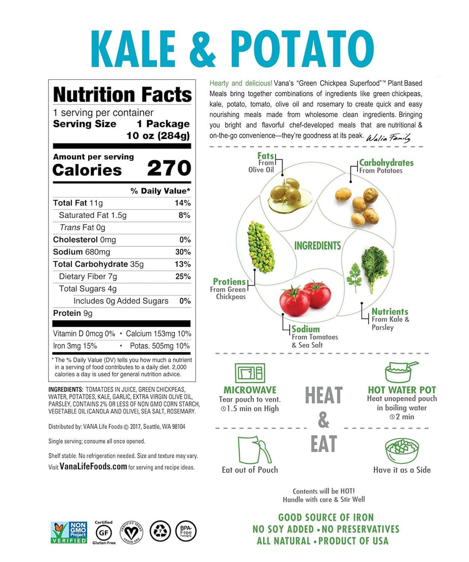 Tomato & Kale Mediterranean Style Superfood Bowl (6 Pack)