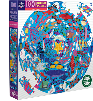 Under The Sea - 100pc Round Jigsaw Puzzle