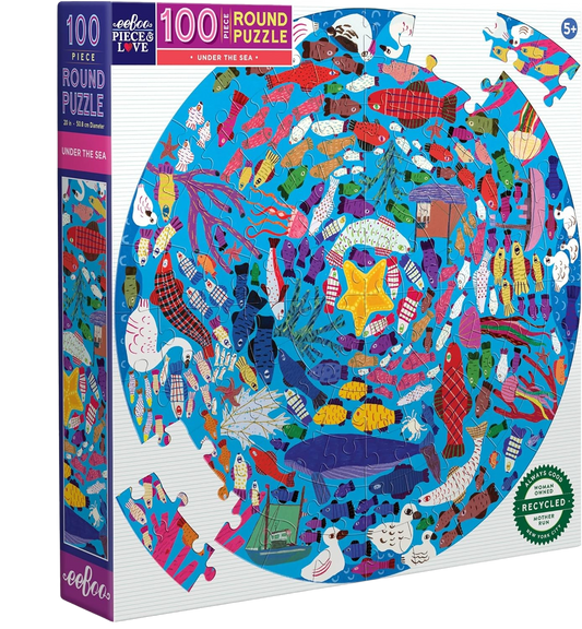 Under The Sea - 100pc Round Jigsaw Puzzle