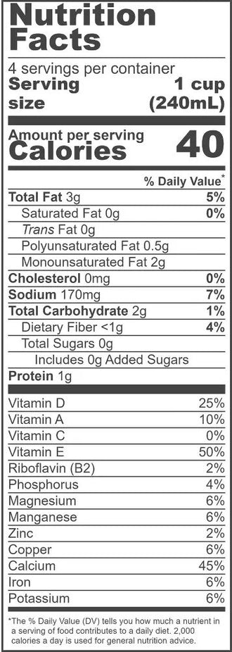 Unsweetened Chocolate Almond Milk