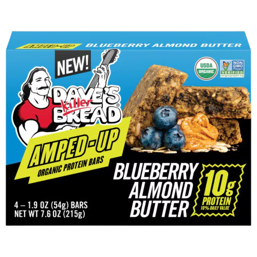 Organic Blueberry Almond Butter Protein Bars