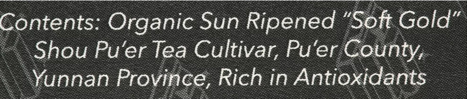 Organic Detox Pu'er Tea