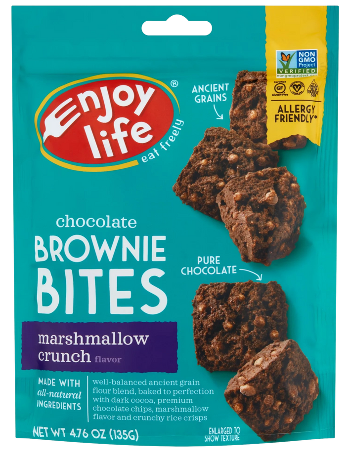 Marshmallow Crunch Brownie Bites
