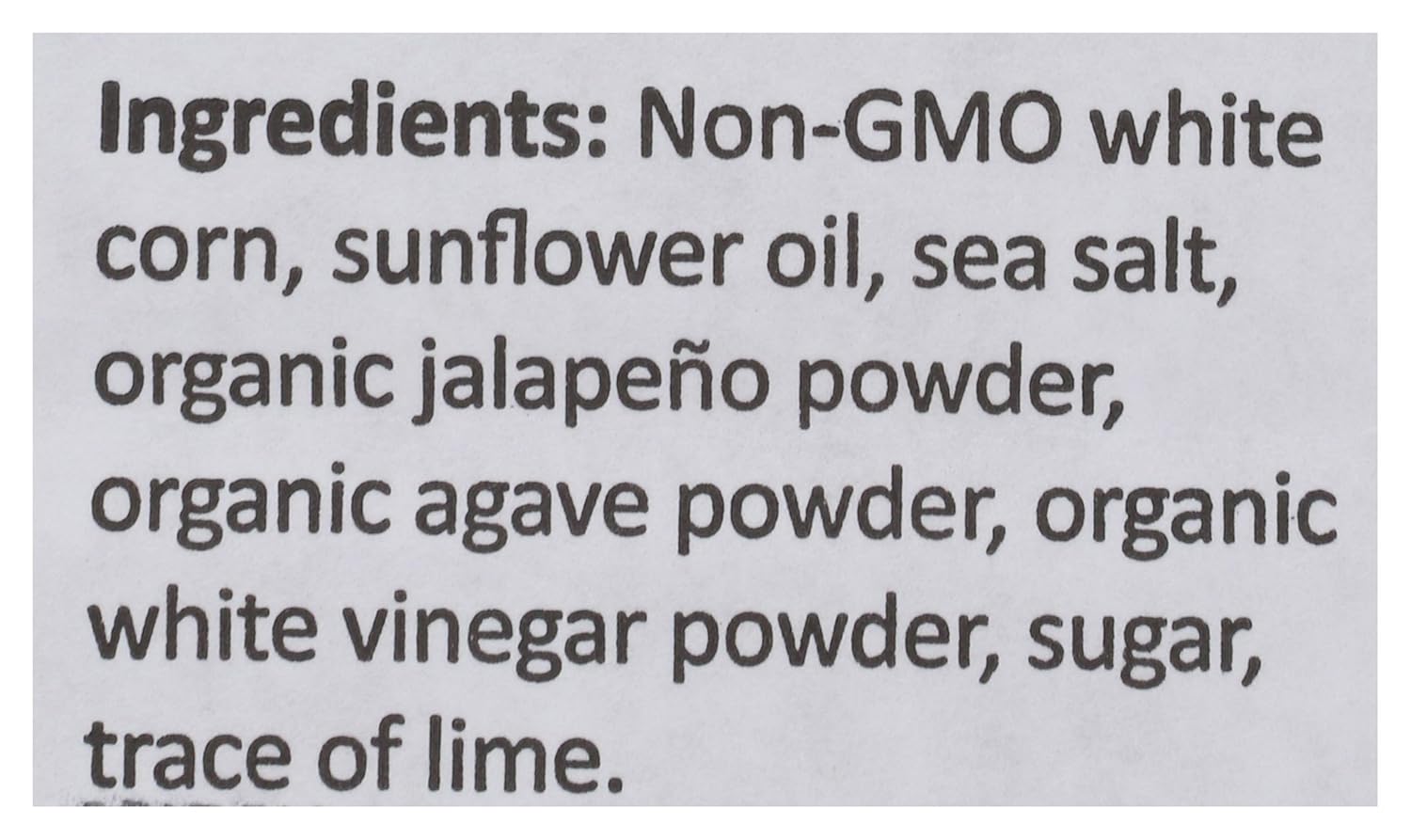 Jalapeno Agave Tortilla Chips