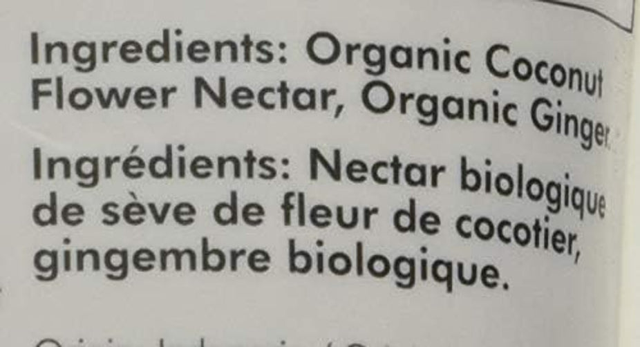 Organic Fair Trade Ginger Coconut Sugar