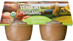 Organic Unsweetened Applesauce with Mixed Berries Cups