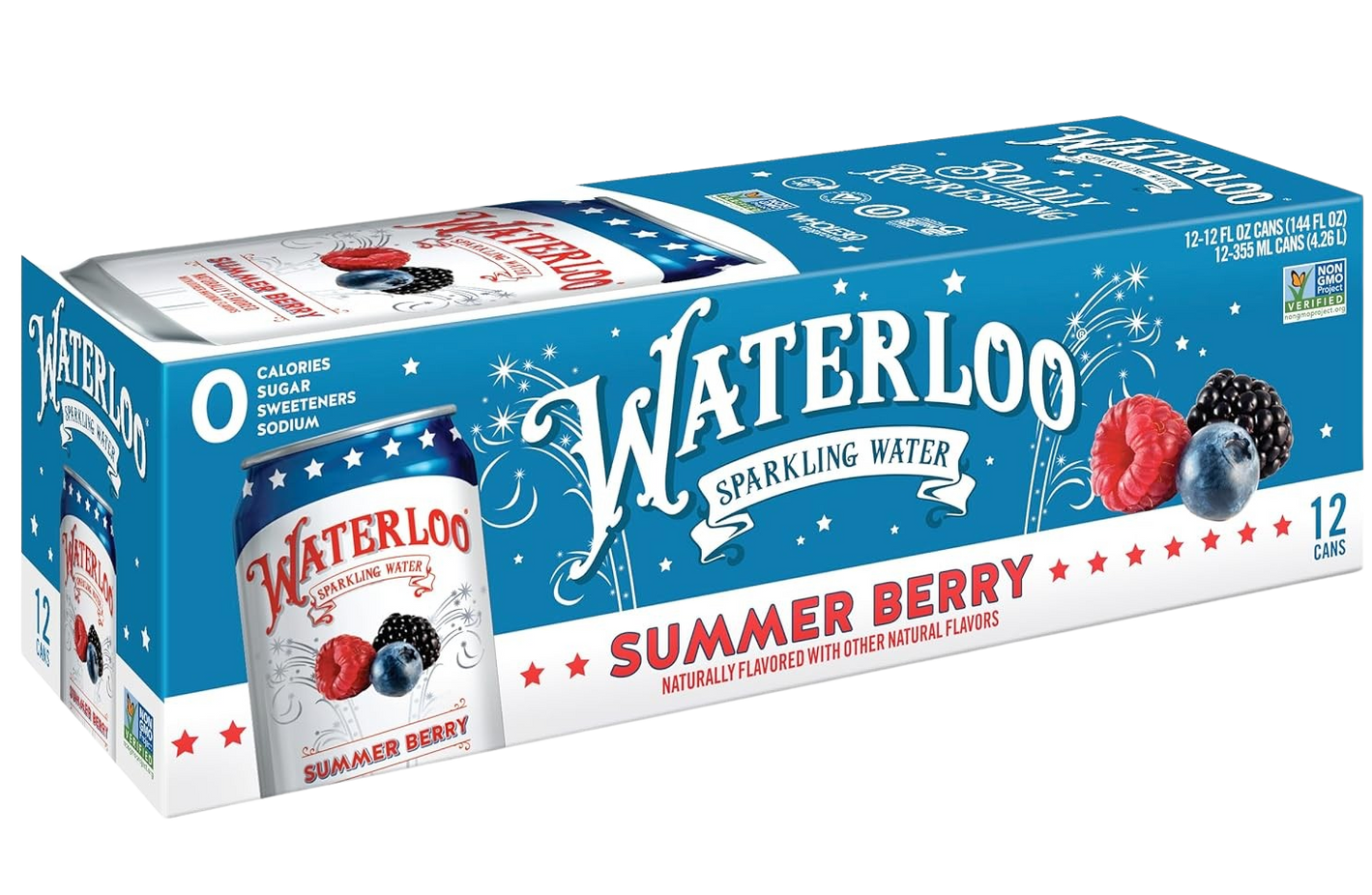 Summer Berry Sparkling Water (12 Pack)