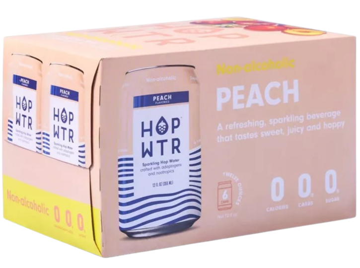 Peach Sparkling Water (6 Pack)