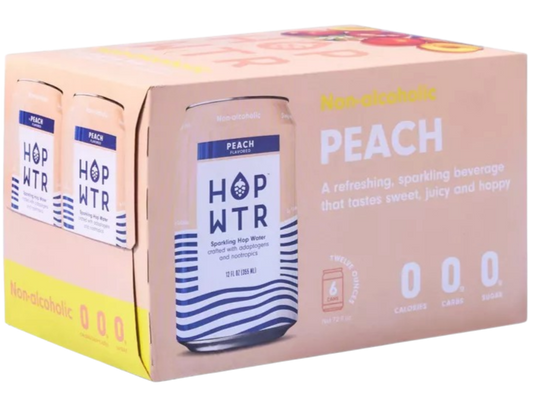 Peach Sparkling Water (6 Pack)