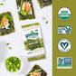 Organic Extra Virgin Olive Oil  Roasted Seaweed (6 Pack)
