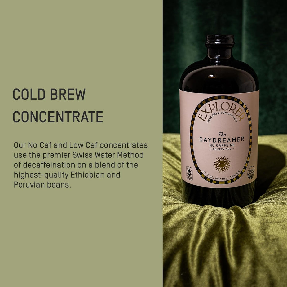 The Daydreamer Decaf Cold Brew Coffee Concentrate