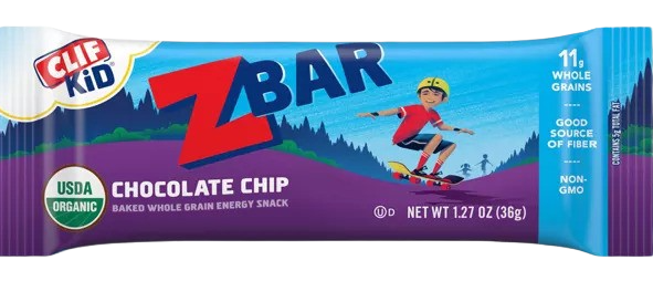 ZBAR Chocolate Chip Snack Bars (12 CT)