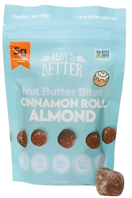 Cinnamon Roll Almond Bites