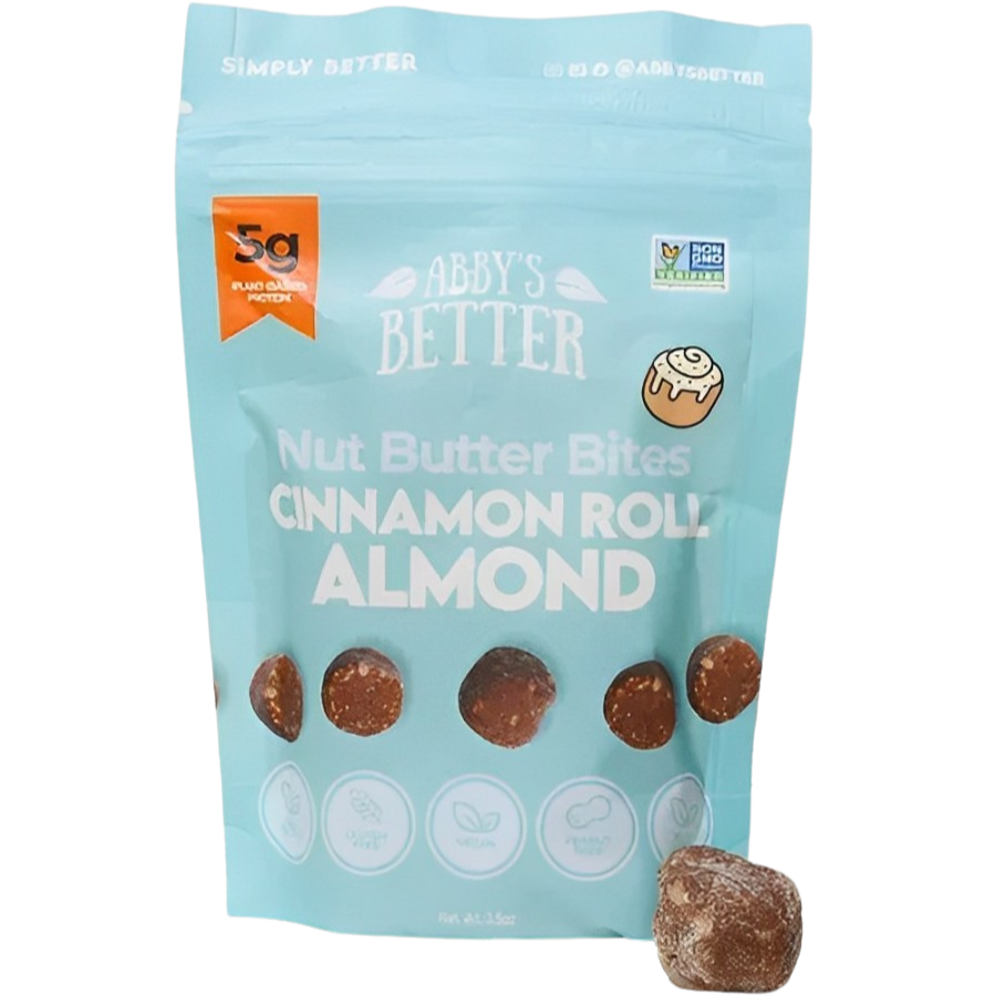 Cinnamon Roll Almond Bites
