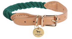Wander Rope Dog Collar, Green (Medium)