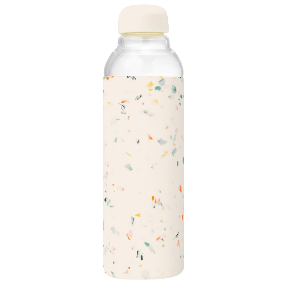 20oz Water Bottle - Terrazzo Cream