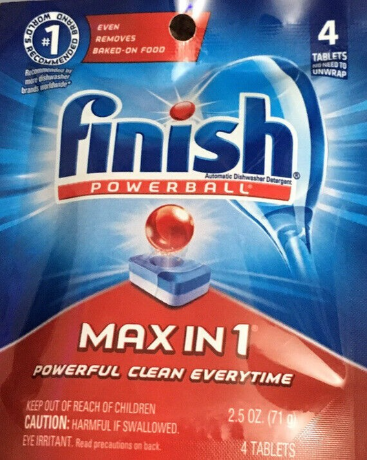 Powerball Automatic Dishwasher Detergent Max In 1 (4 tablets)
