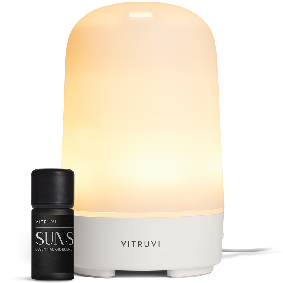 Glow Diffuser and Mini Sunset Blend Bundle