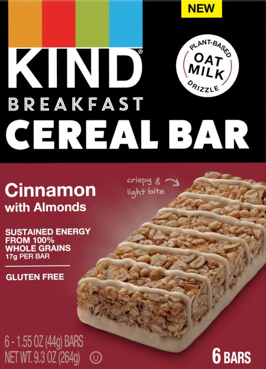 Cinnamon with Almond Cereal Bar