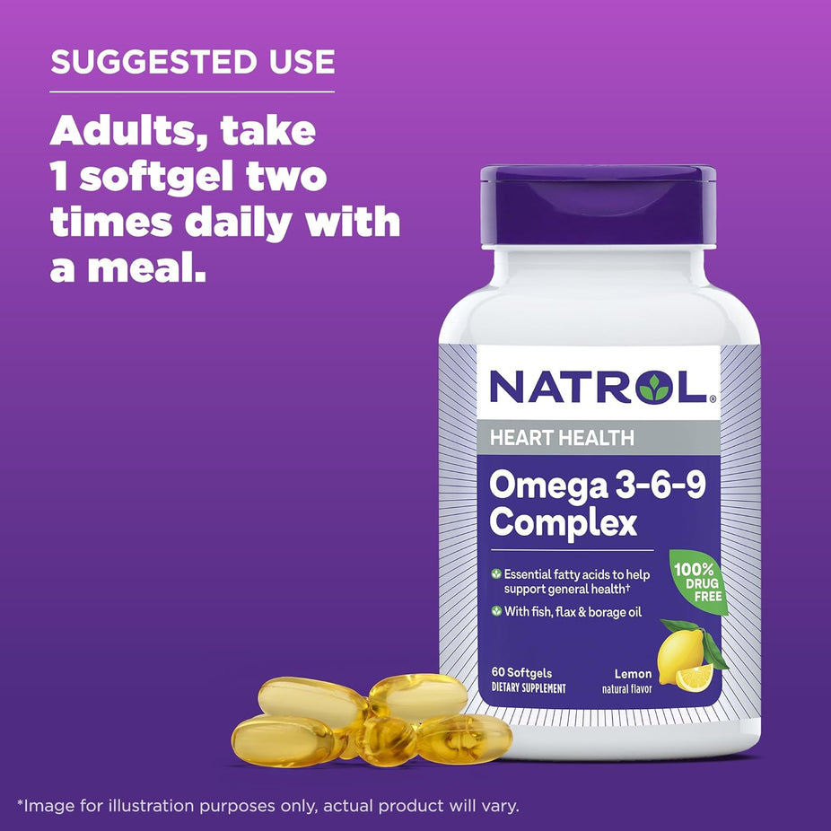 Omega-3-6-9 Complex Lemon flavor (60 CT)