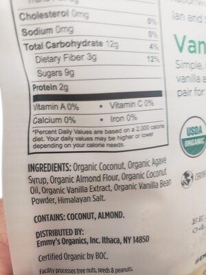 Original Vanilla Bean Coconut Cookies