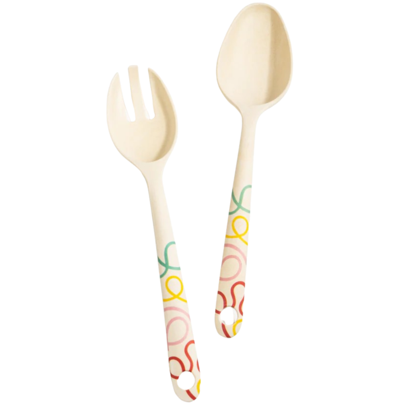 Bamboo Servers Set