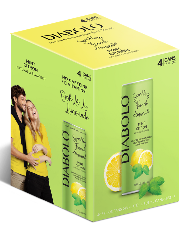 Mint Citron Sparkling French Lemonade