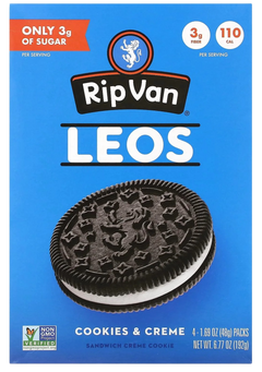 Leos Keto Cookies & Creme Sandwich Creme Cookies