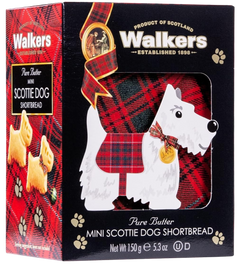 Mini Scottie Dog Shortbread Cookies
