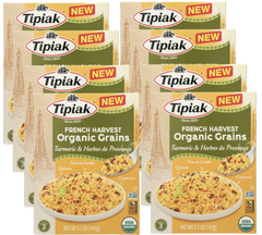 Tipiak French Harvest Organic Grains Turmeric & Provence Herbs (8 Pack)