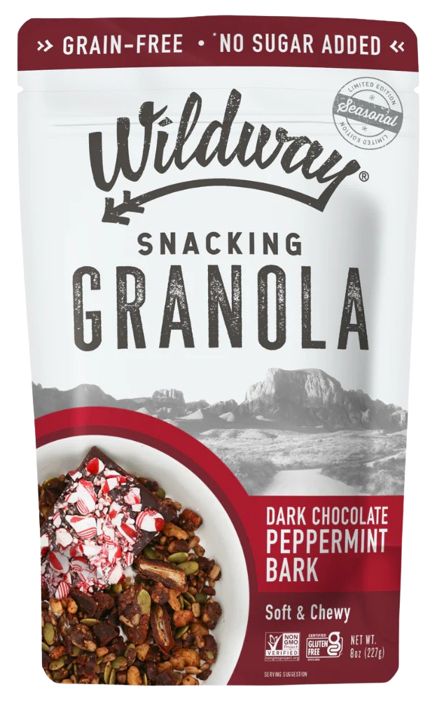 Soft & Chewy Snacking Granola Dark Chocolate Peppermint Bark (3 Pack)