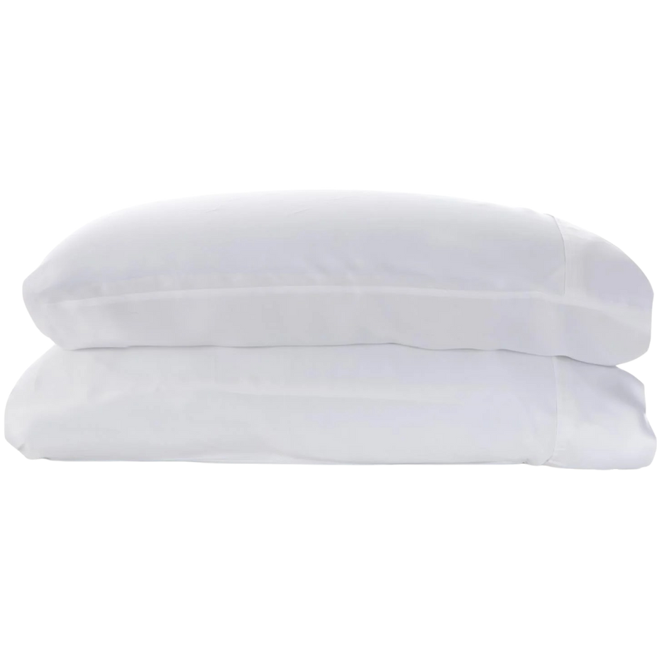 Woven Pillowcase Set in White (Queen)