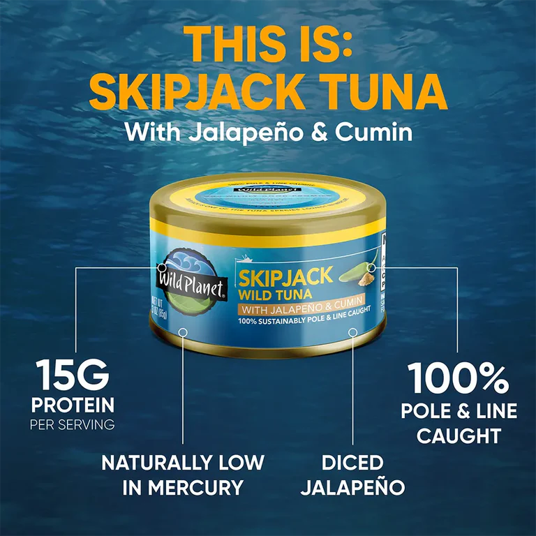 Light Tuna with Jalapeno & Cumin (12 Pack)