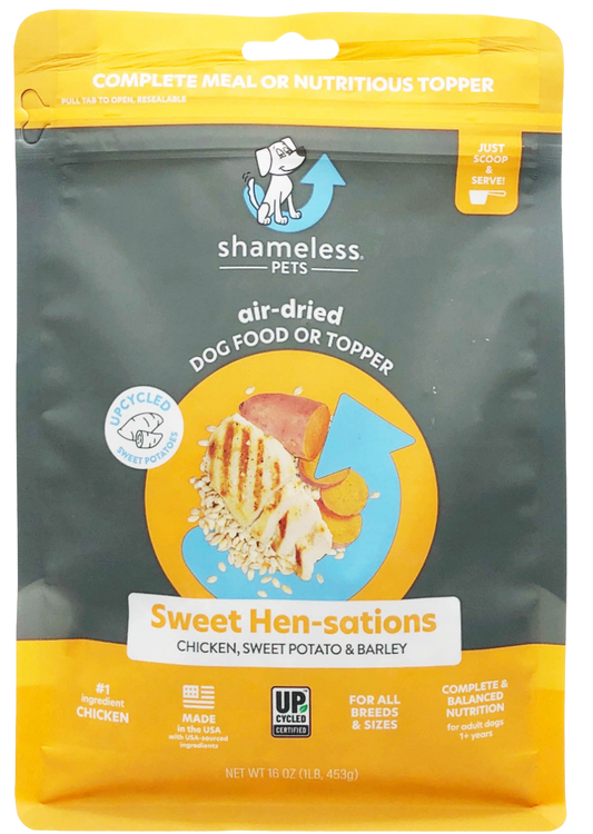 Sweet Hensations Air Dried Dog Food & Topper