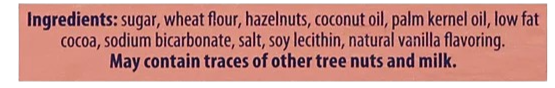 Hazelnut Wafer Cookies Pocket Pack (12 Pack)