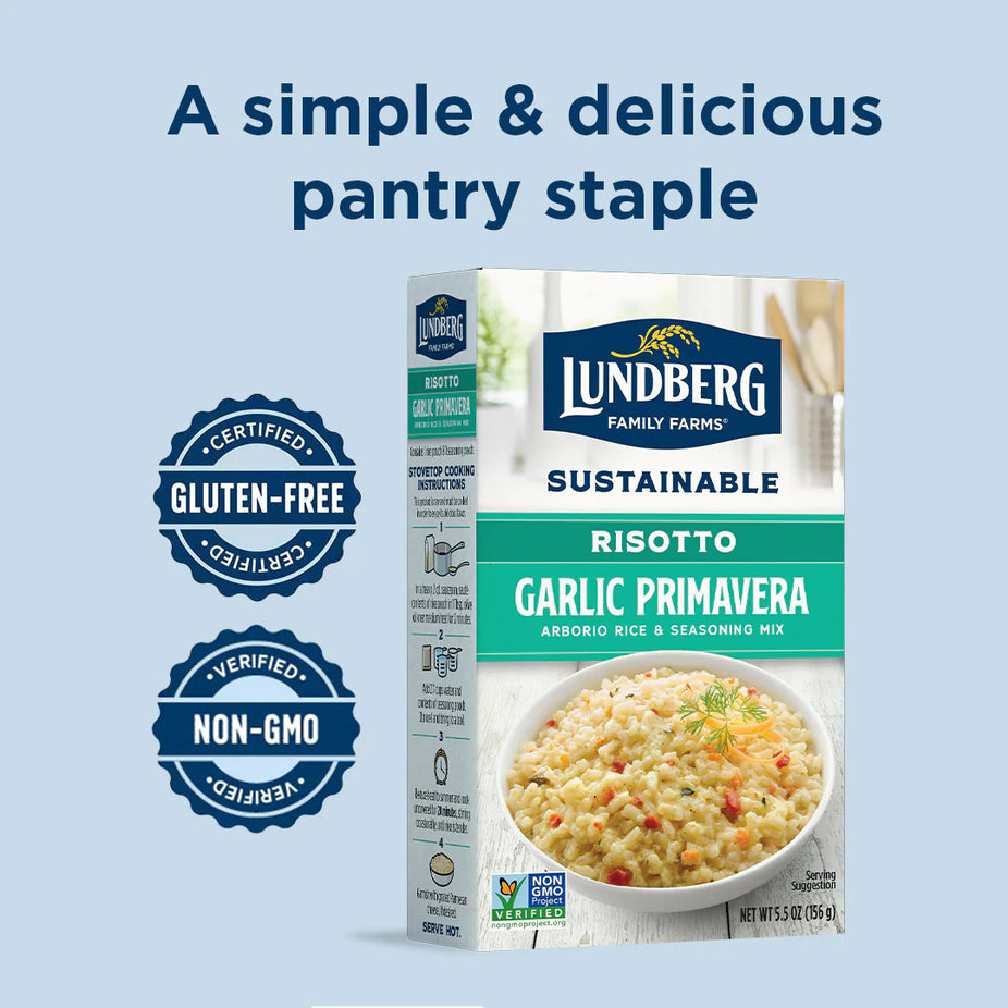 Garlic Primavera Risotto