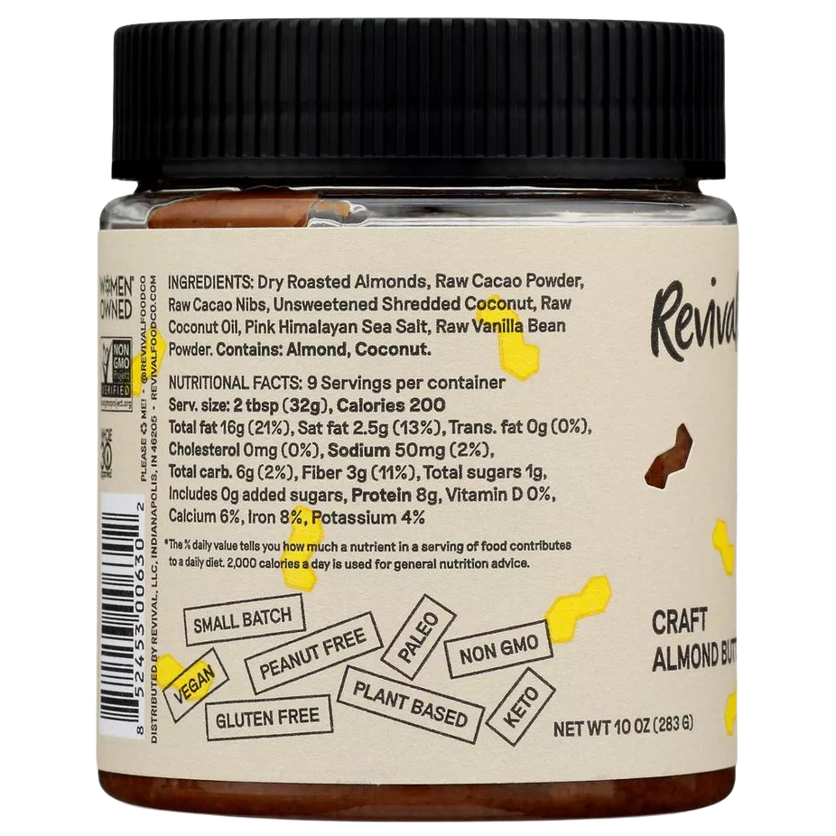 Raw Cacao Coconut Almond Butter