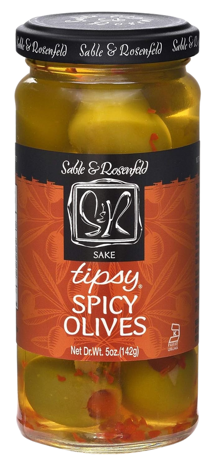 Tipsy Fiery Hot Olives