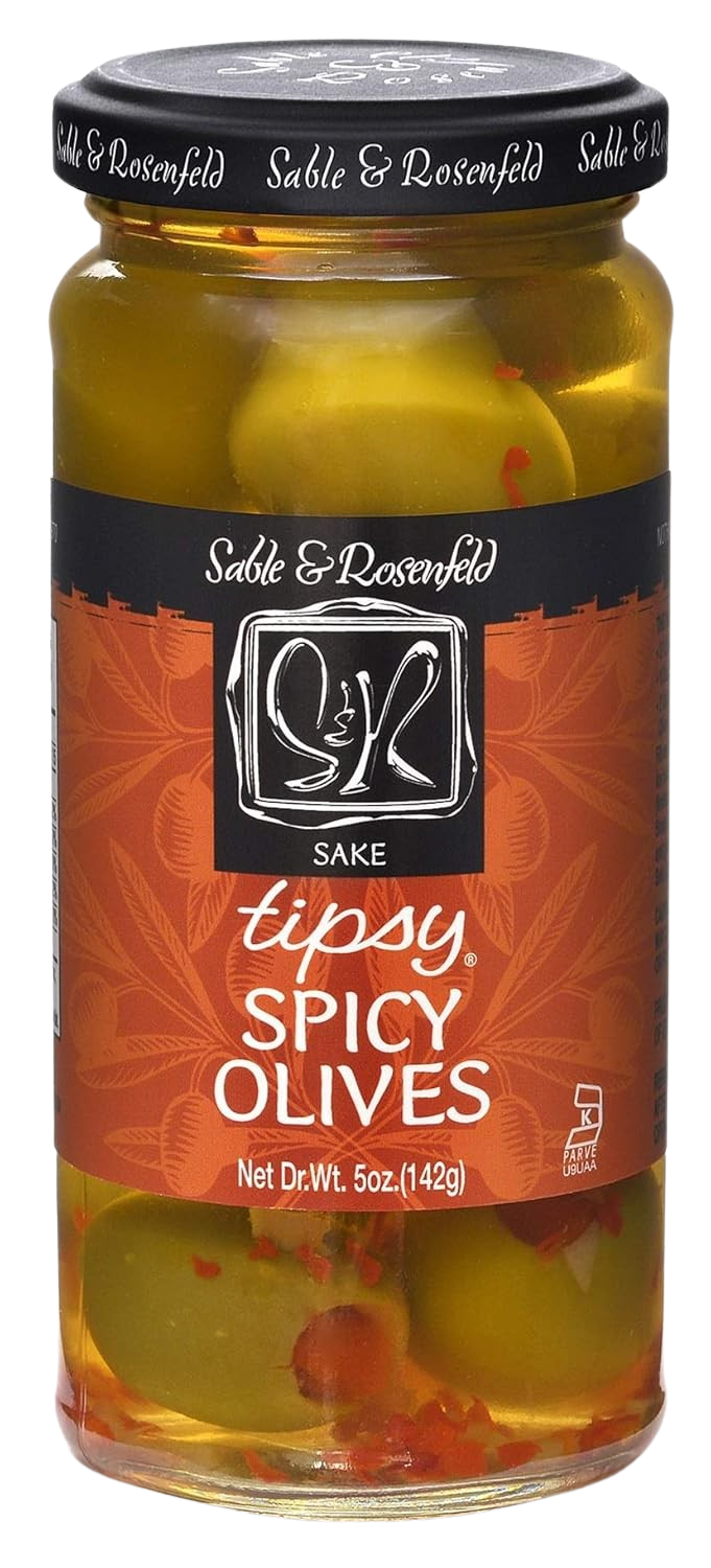 Tipsy Fiery Hot Olives