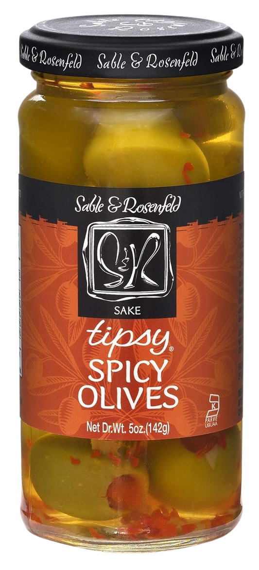 Tipsy Fiery Hot Olives